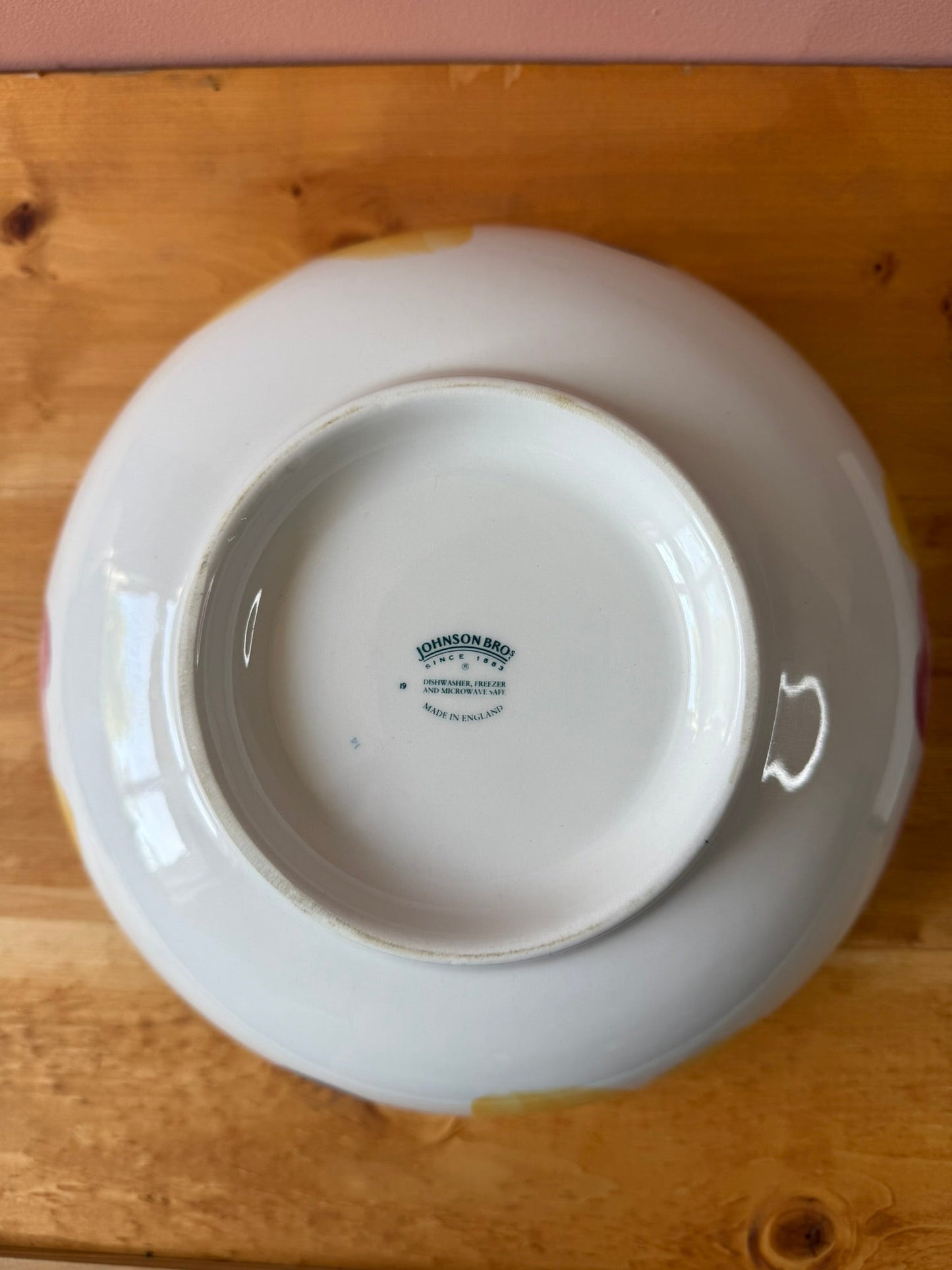 Johnson Bros. "Marie" Floral Serving/Salad Bowl