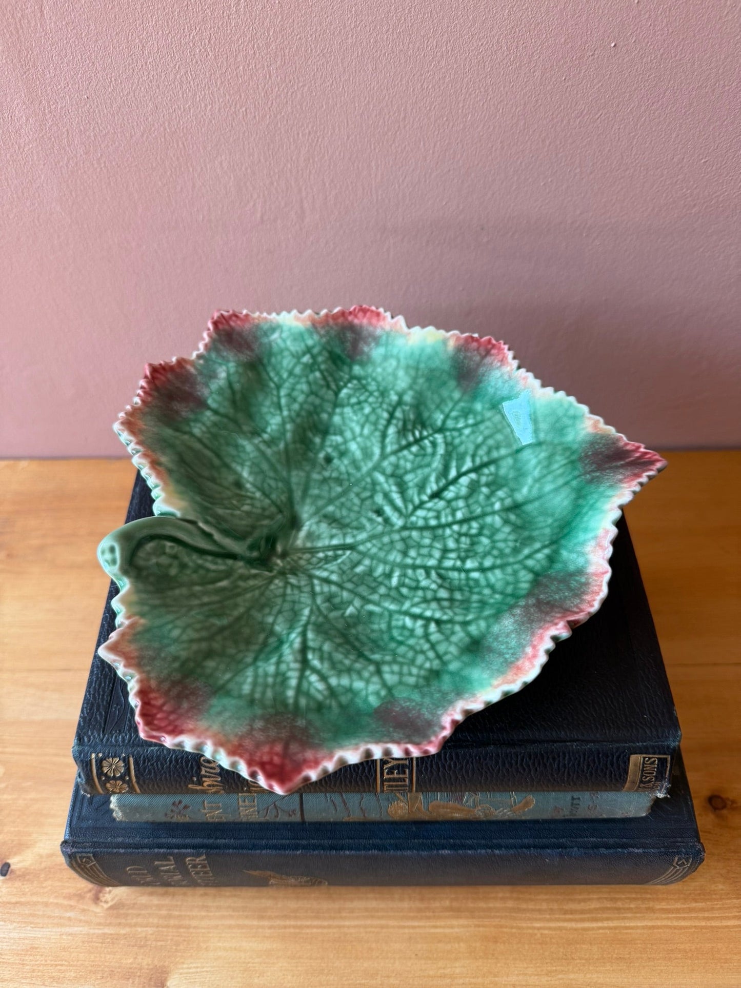 Bordallo Pinheiro Grape Leaf Dish
