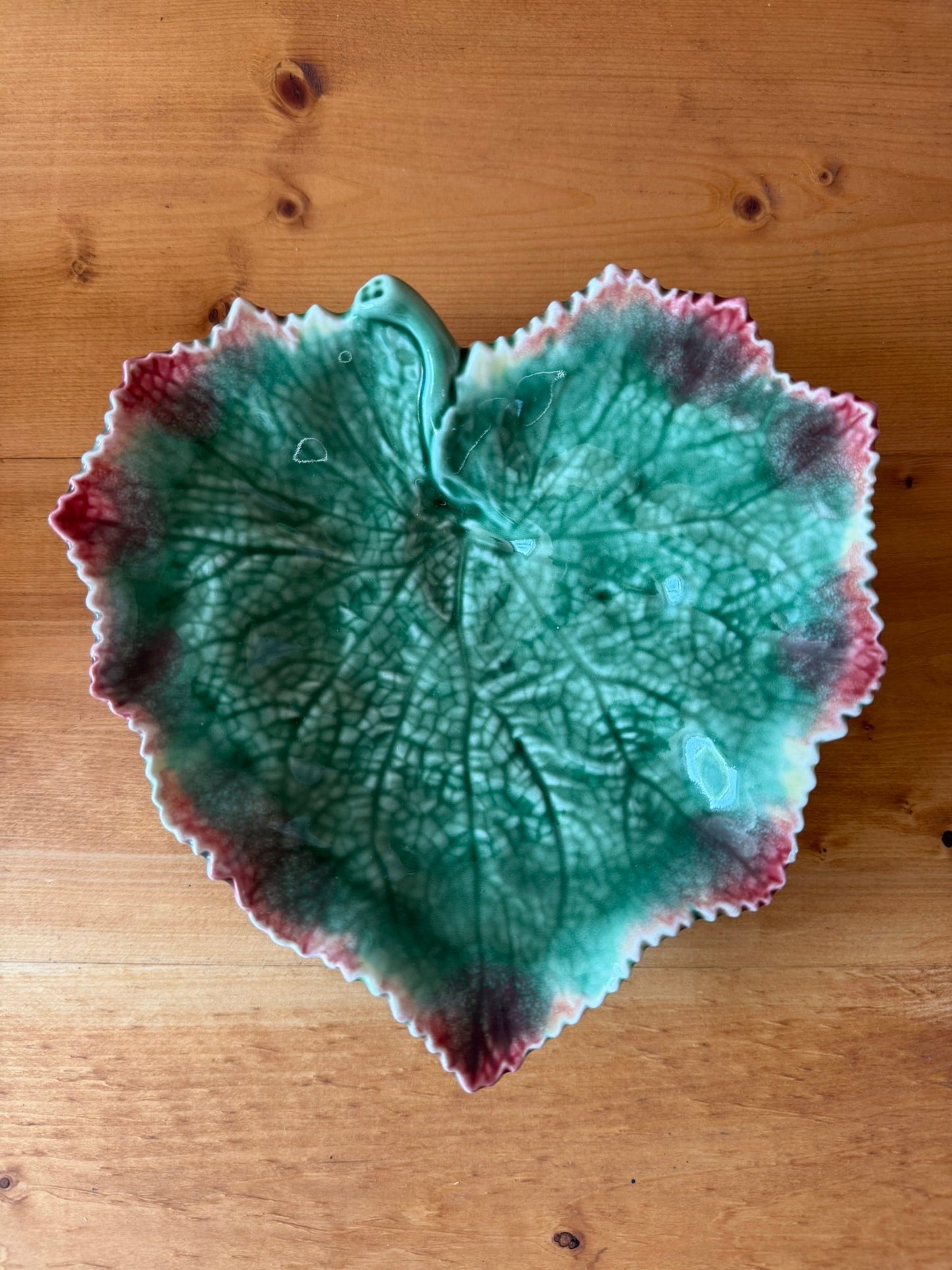 Bordallo Pinheiro Grape Leaf Dish