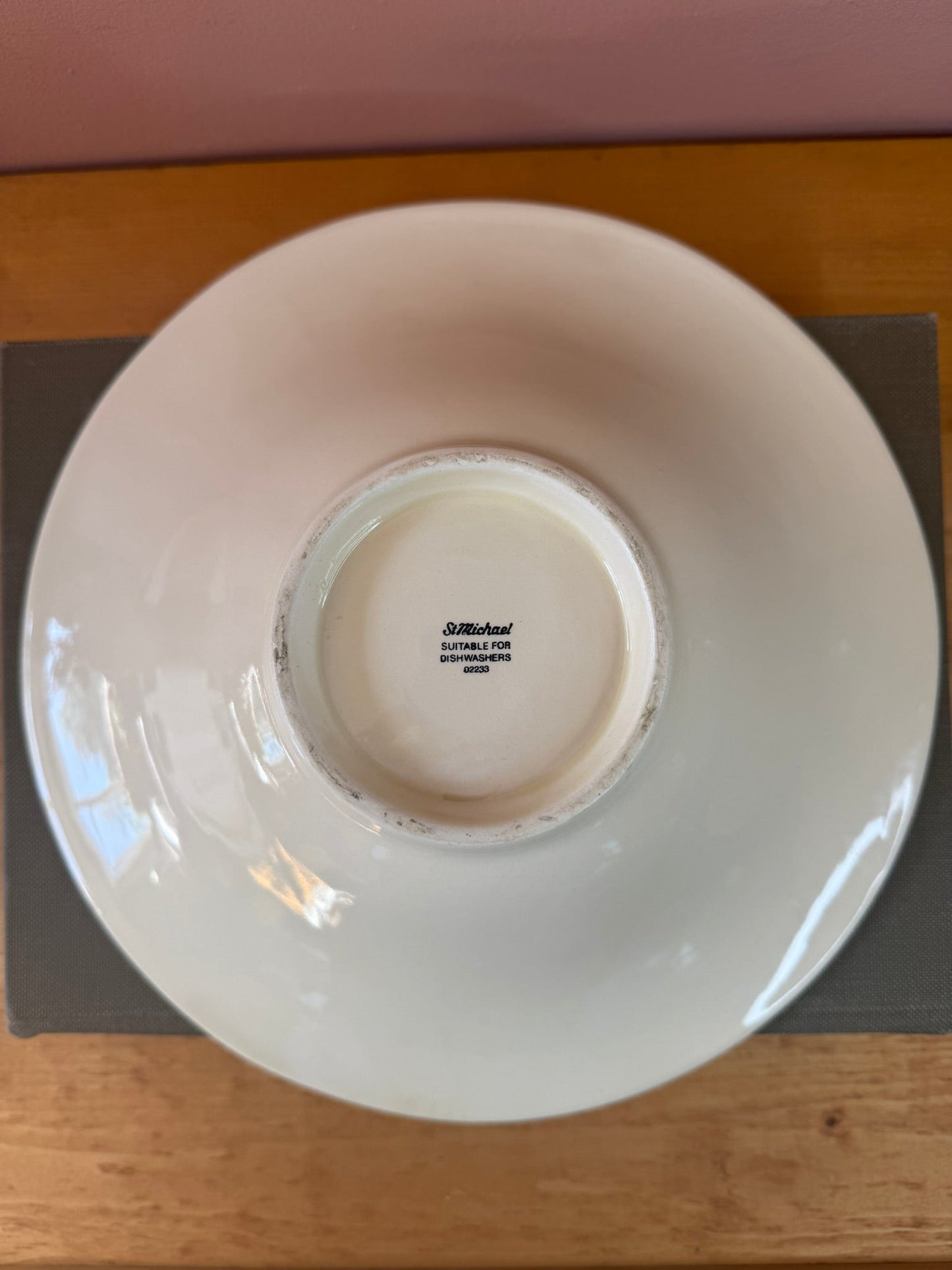 Vintage St. Michael Floral Embossed Dish