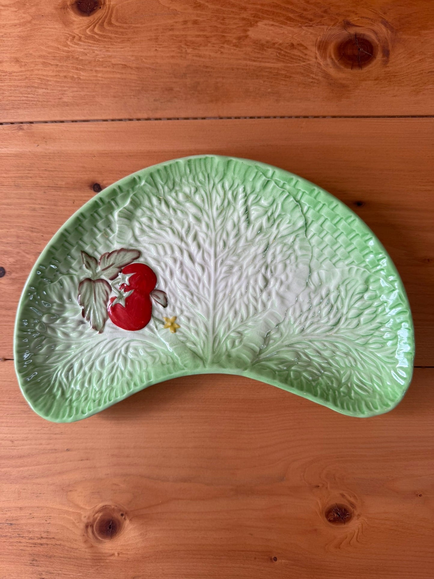 Crown Devon Ceramic Lettuce & Tomato Dish