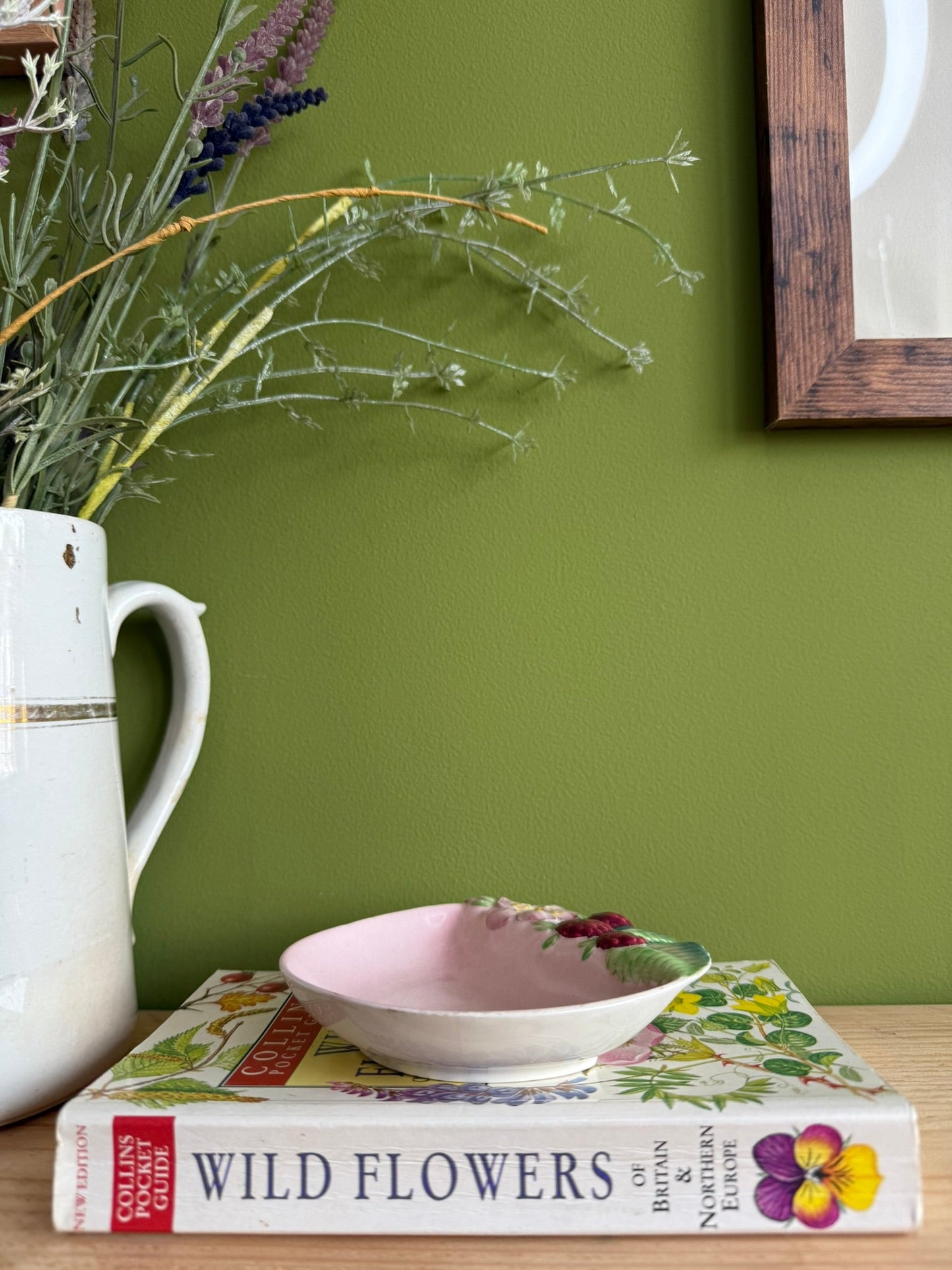 Carlton Ware Raspberry Ceramic Trinket Dish